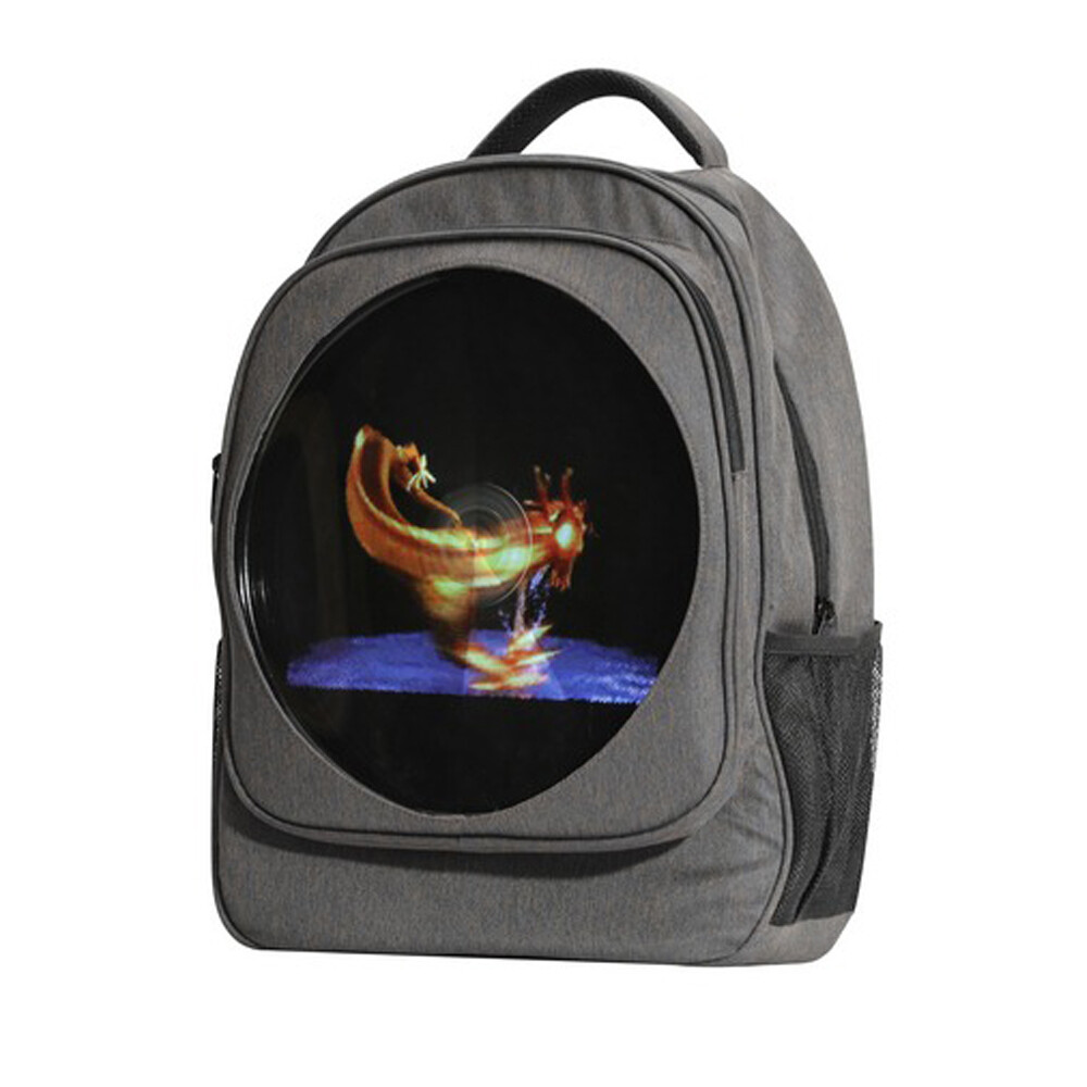 3D Hologram Projector Fan Advertising Zipper Backpack LED Display Holographic