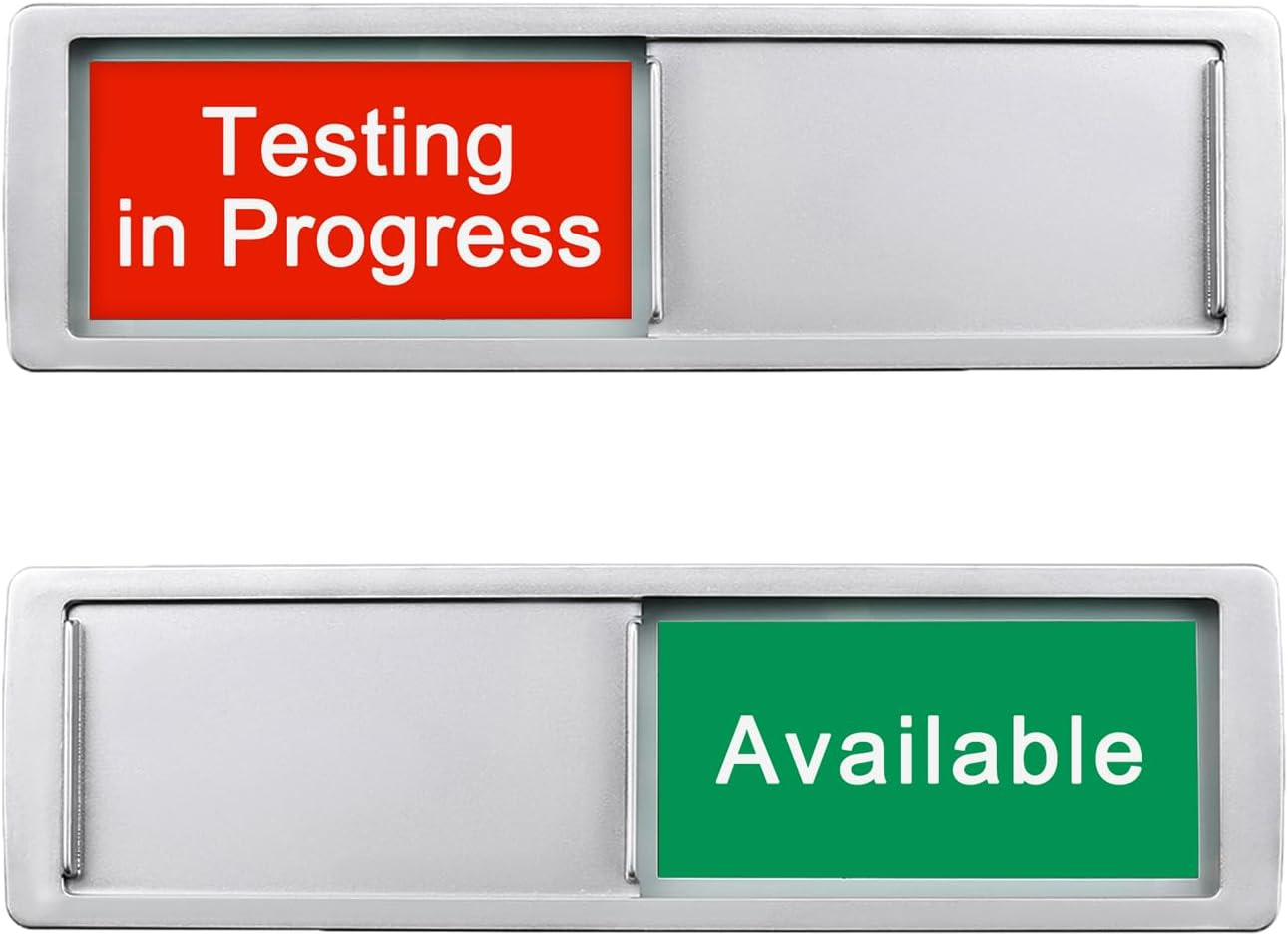 Testing in Progress/Available Sign,Do Not Disturb Door Indicator for Labs, Resea
