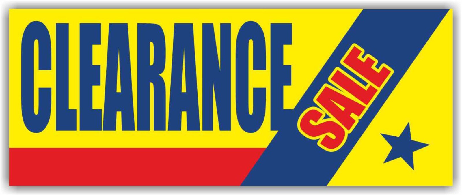 CLEARANCE SALE Advertising Banner Vinyl Sign discount retail 30 40 50 % off
