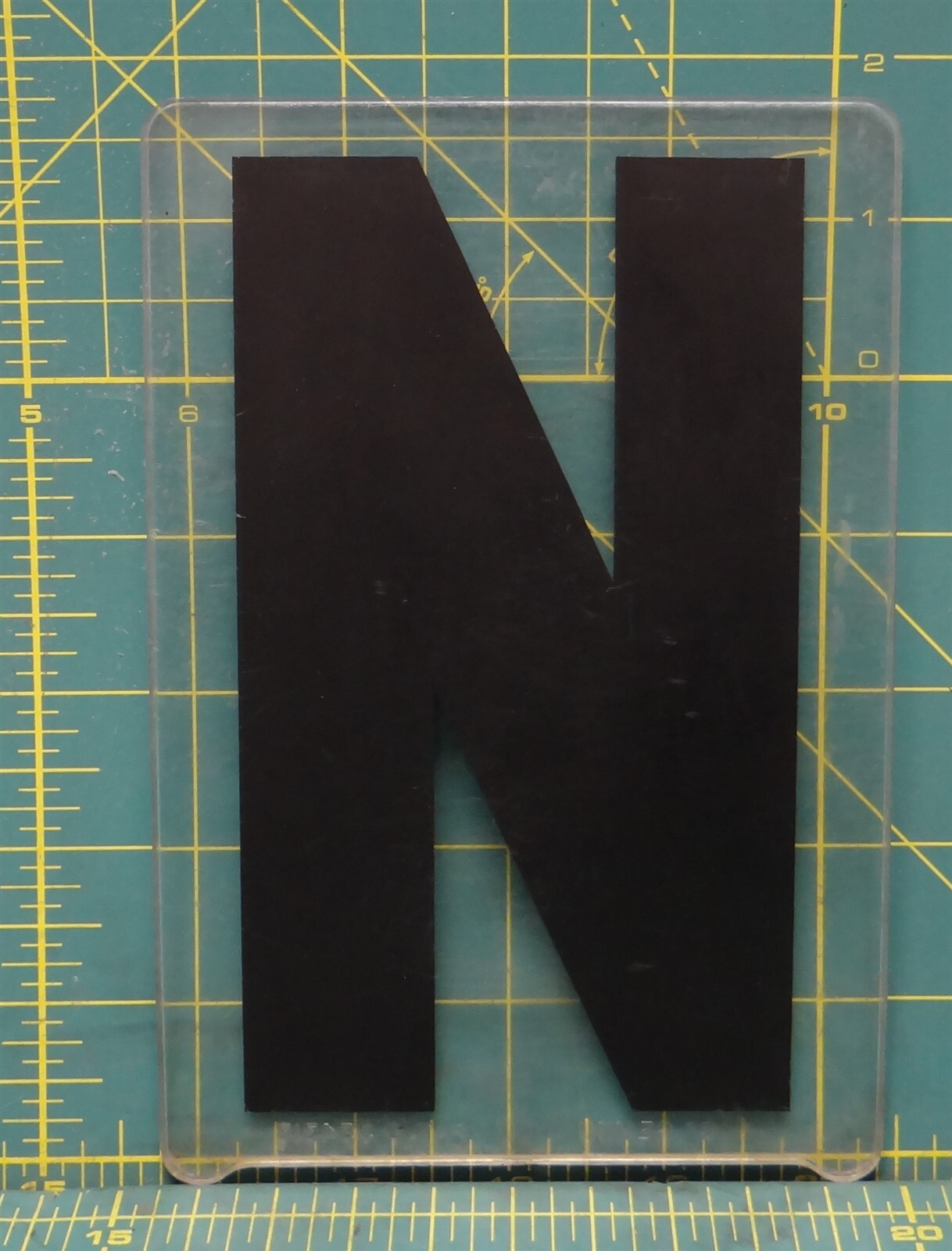 (N) 7&Prime; x 4-1/2&Prime; Acrylic Wagner Zip-Change Marquee Sign Changeable Letter