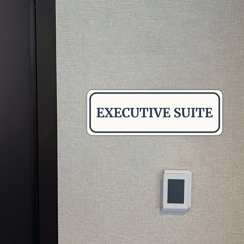 Standard Plus Executive Suite Wall or Door Sign | Office Room Directions