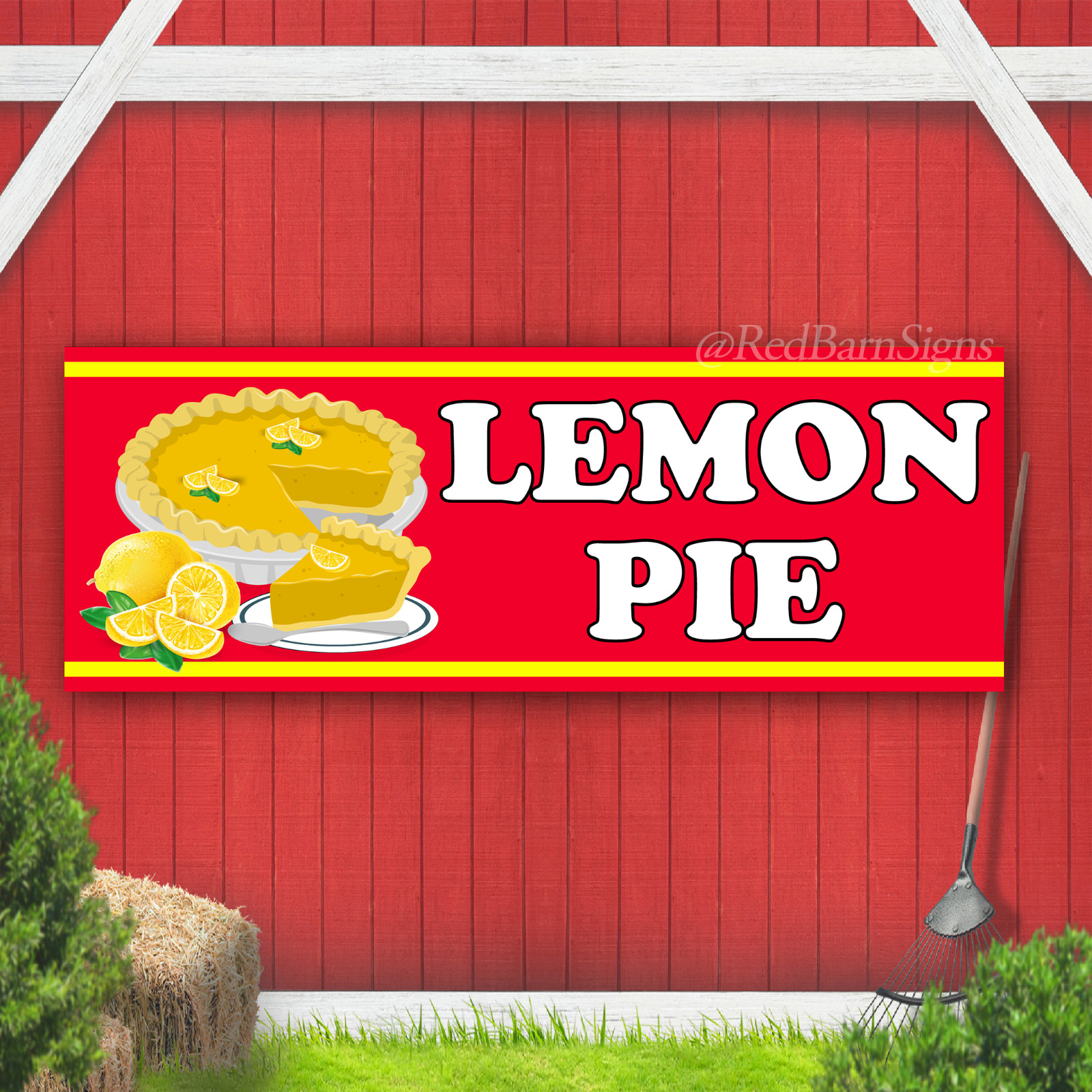 Lemon Pie Indoor Outdoor Vinyl Banner Design