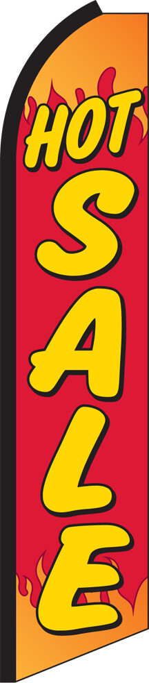 SWOOPER FEATHER FLUTTER FLAG HOT SALE SIGN ADVERTISING HALF SLEEVE SUPER FIRE