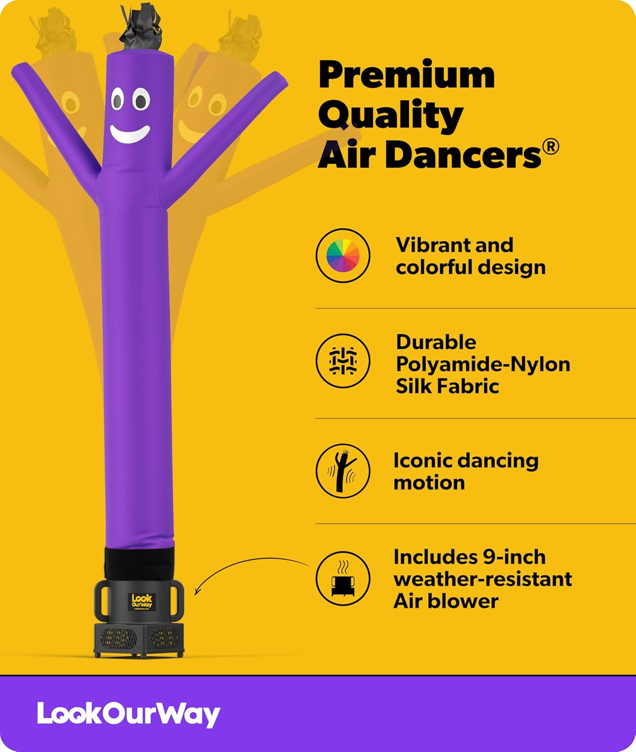 Air Dancers Wacky Waving Inflatable Tube Guy – 7Ft Tall Inflatable Advertising W