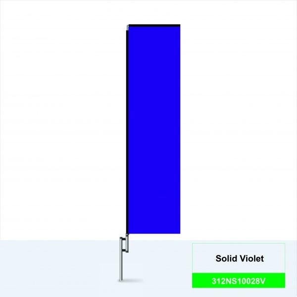 12ft Solid Color Boomer Rectangle Banner Flag Business Advertisement Sale Event