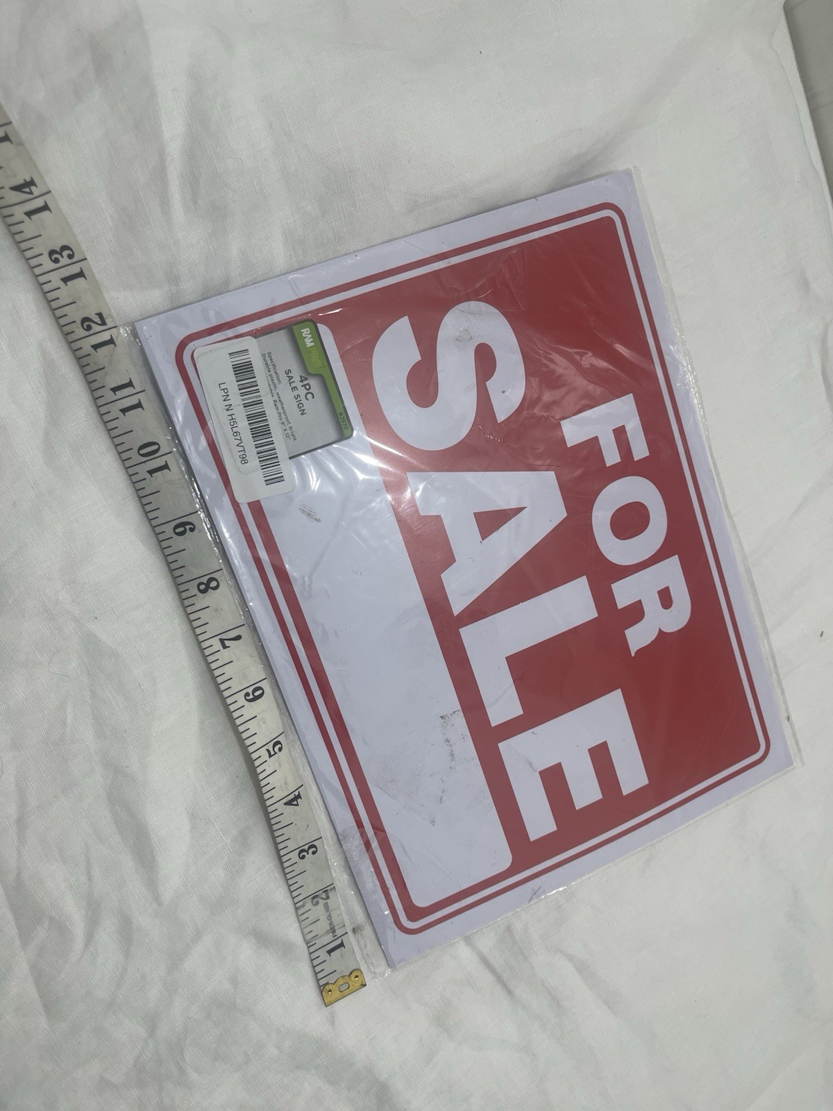 4 – CAR Van Price Pricing FOR SALE Sign Board Plastic Card Display Bargain