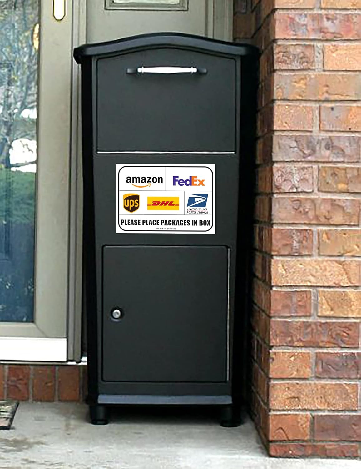 Package Delivery Signs (02 pack) Package Delivery Stickers size 10 x 7 Inches Ov