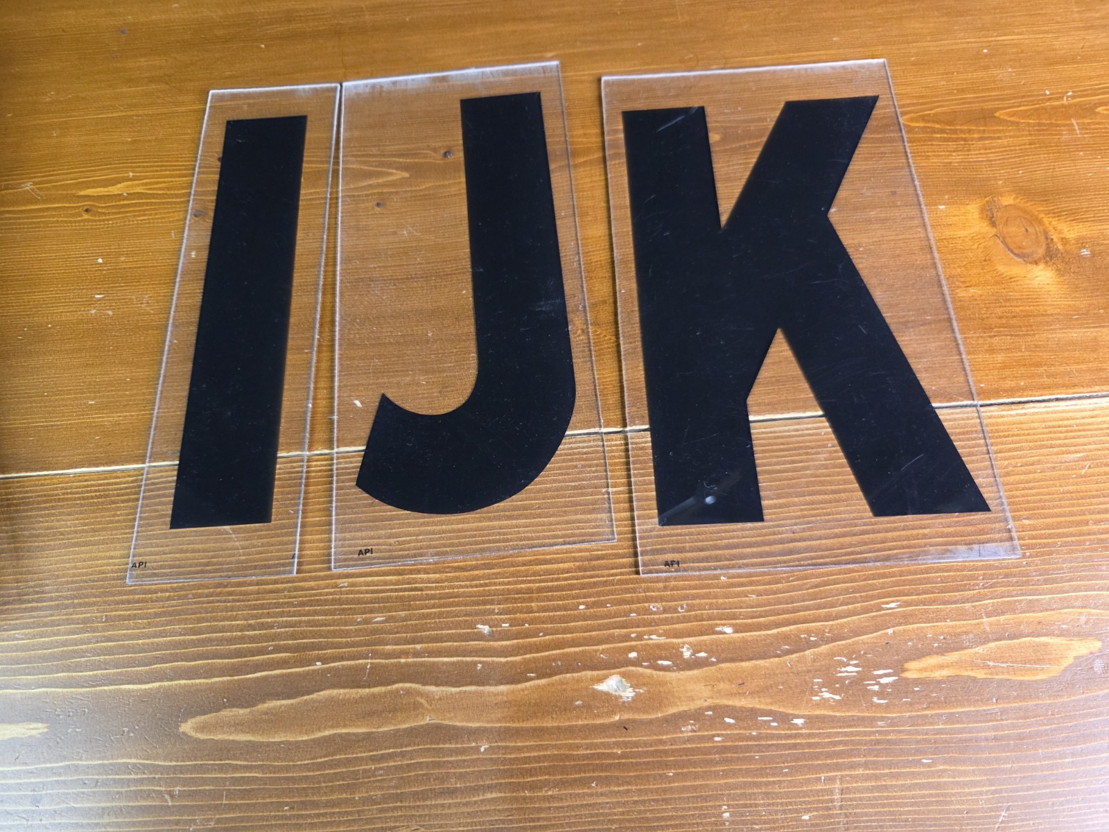 38 Vintage Plastic 9&Prime; Marquee Mixed Letters For Outdoor Sign Black Used