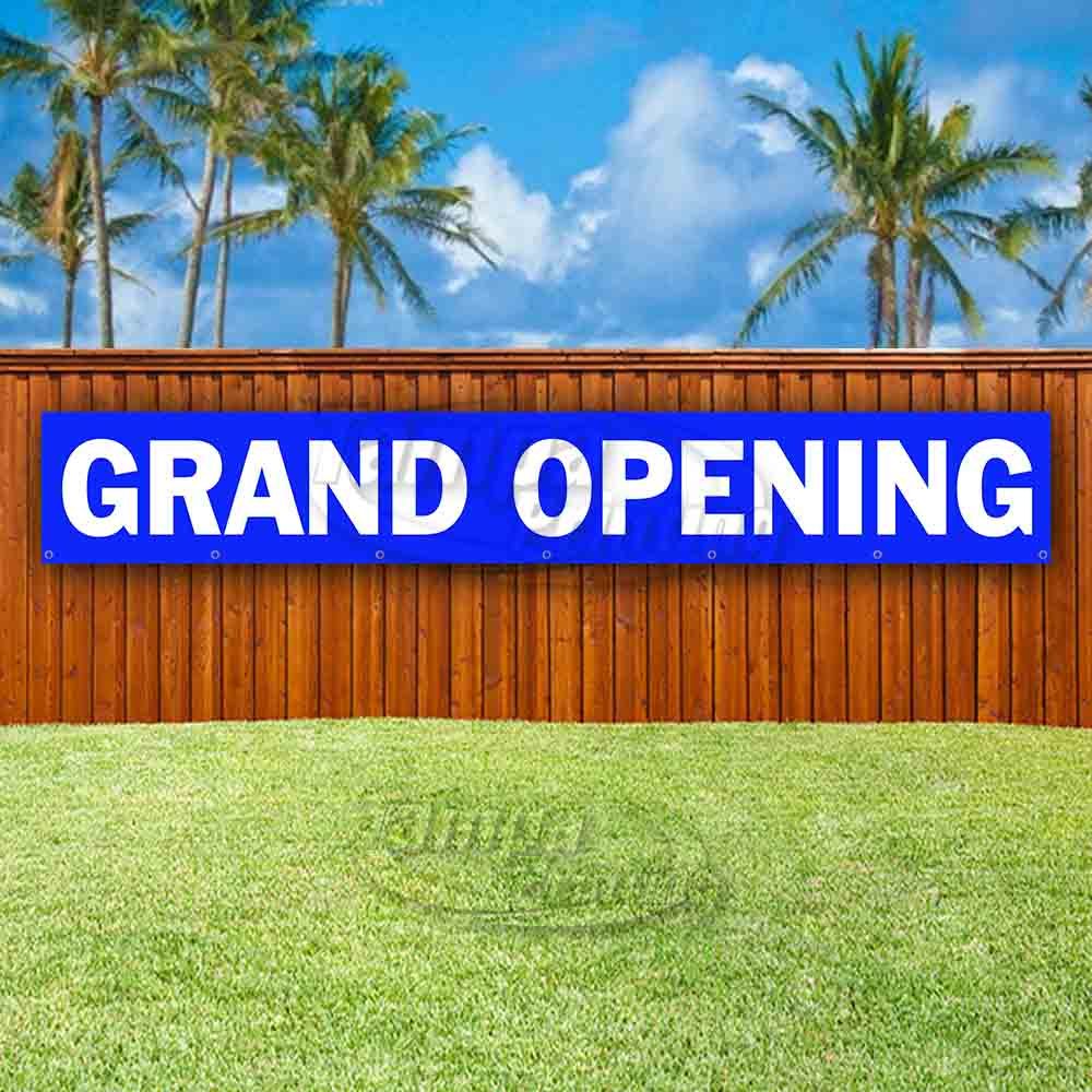 GRAND OPENING Advertising Vinyl Banner Flag Sign LARGE HUGE XXL SIZES
