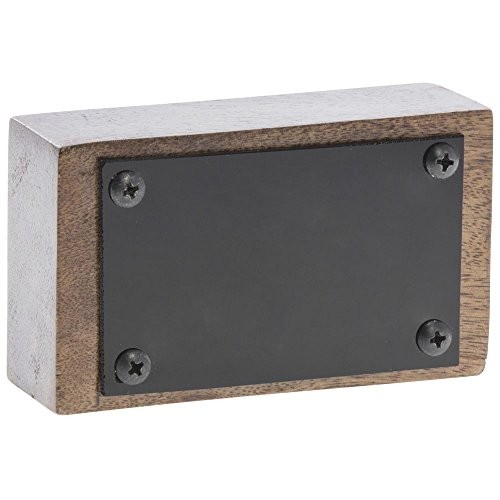 HUBERT® Wooden Write On Block Sign – 5&Prime;L x 1 3/4&Prime;W x 3&Prime;H