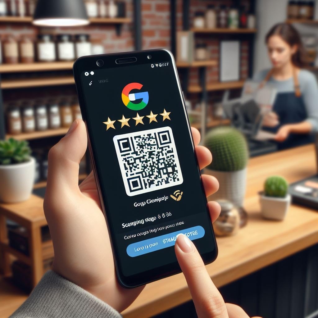 Social Media Networking & Review Hub Cards – 4-Pack NFC + QR Code Tags for Bu…