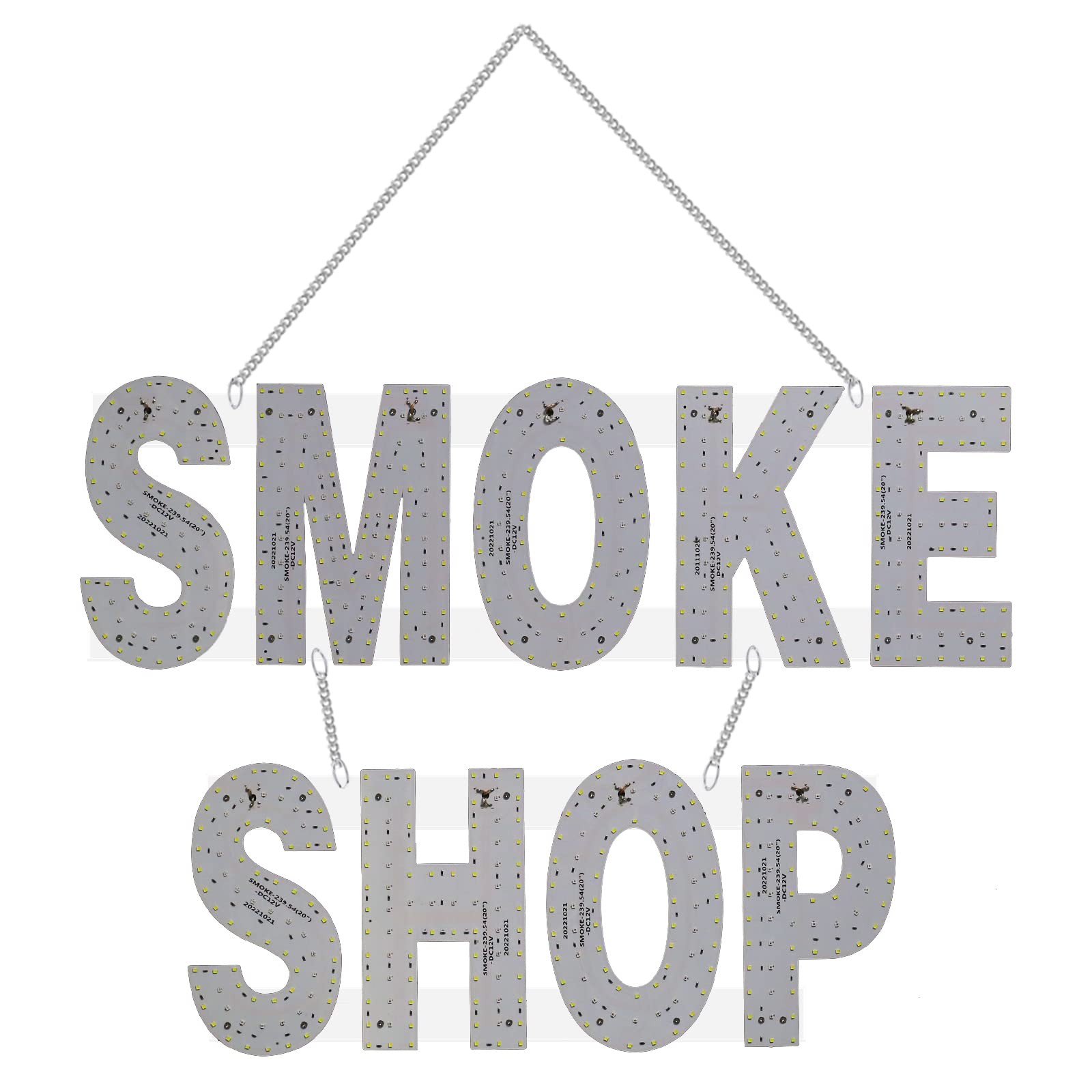 30&Prime;x20&Prime; Large LED Smoke Shop Sign for Smoke Shop, Super Bright Unique Design …