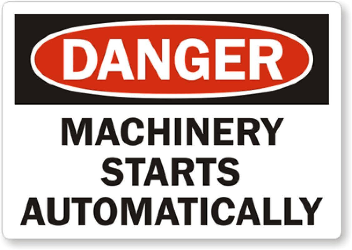 Aluminum Weatherproof Sign Automatic Machine Vinyl 8×12 Pre Drilled