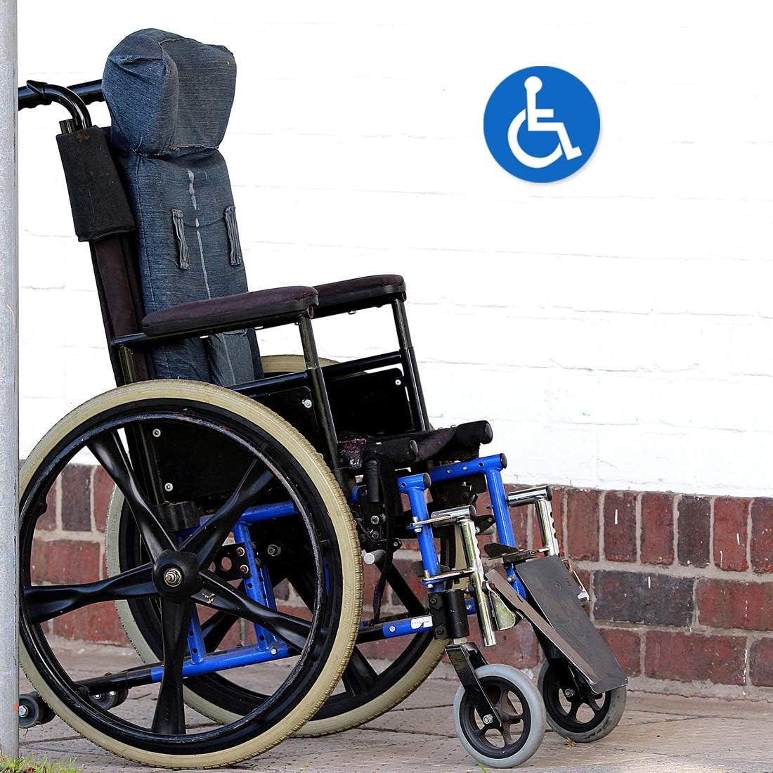 Disabled Wheelchair Symbol Labels | Handicap Signs Stickers 2 Inch round Conveni