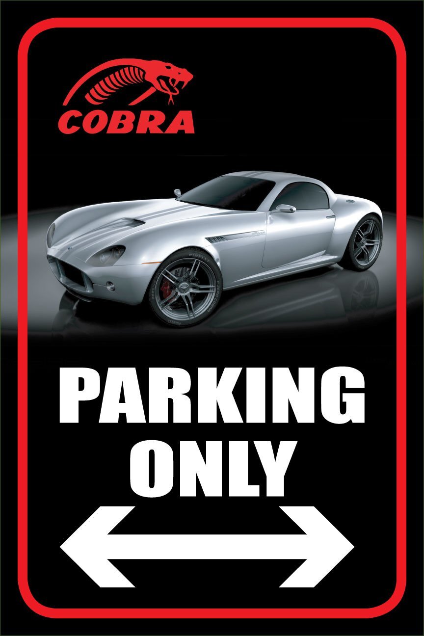 Cobra | Metal Parking Sign | 12&Prime;W x 18&Prime;H