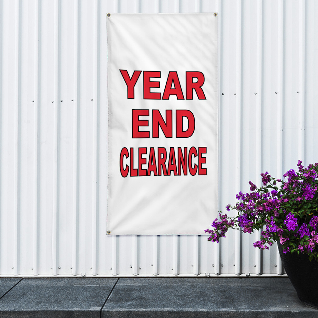 Vertical Vinyl Banner Multiple Sizes Business Weatherproof Industrial Yard Signs