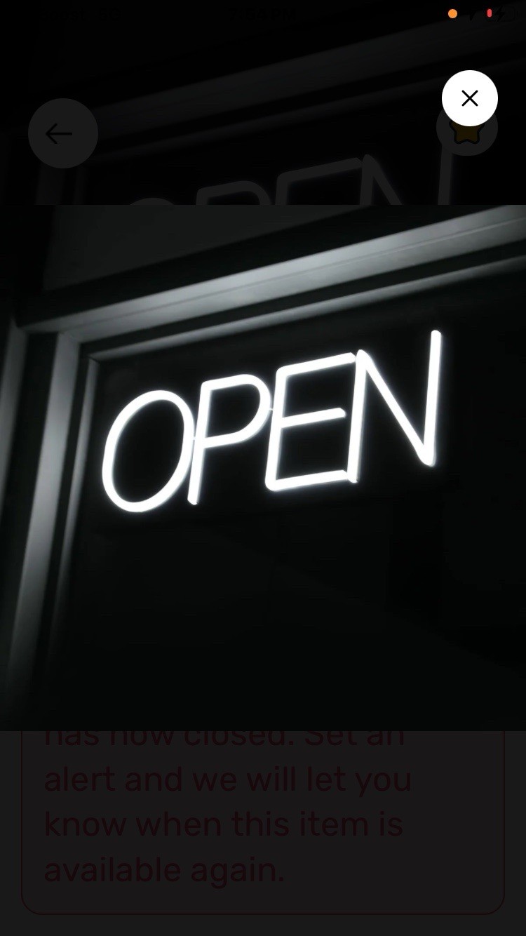 Open Sign 32x12x0.1