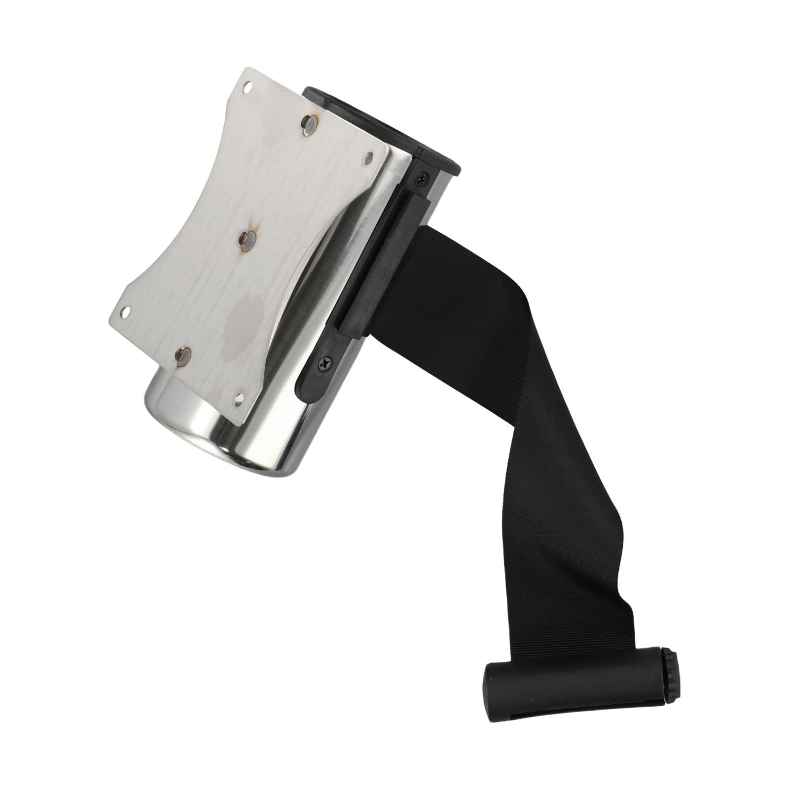 stainless Stanchion Queue Barrier Wall Mount Crowd Control Retractable shop
