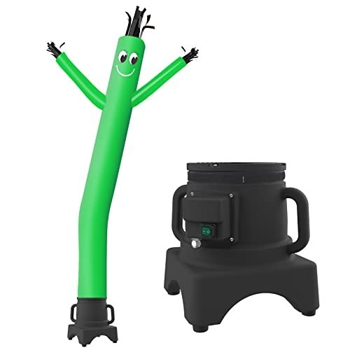 8FT Inflatable Waving Man Fly Puppet Dancer with Blower Green
