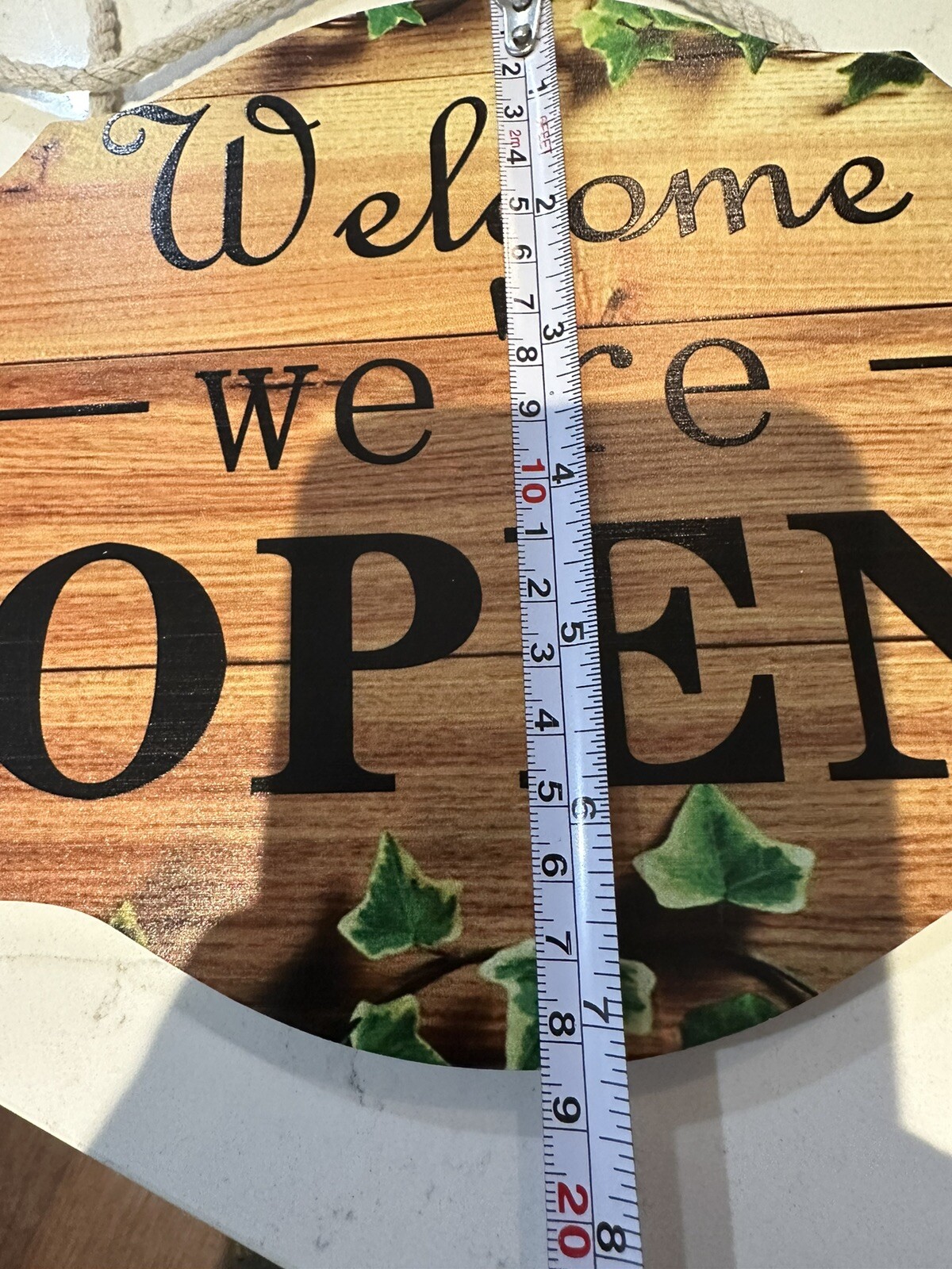 Open sign Open Closed Sign for Business Wooden Double-sided Closed Open