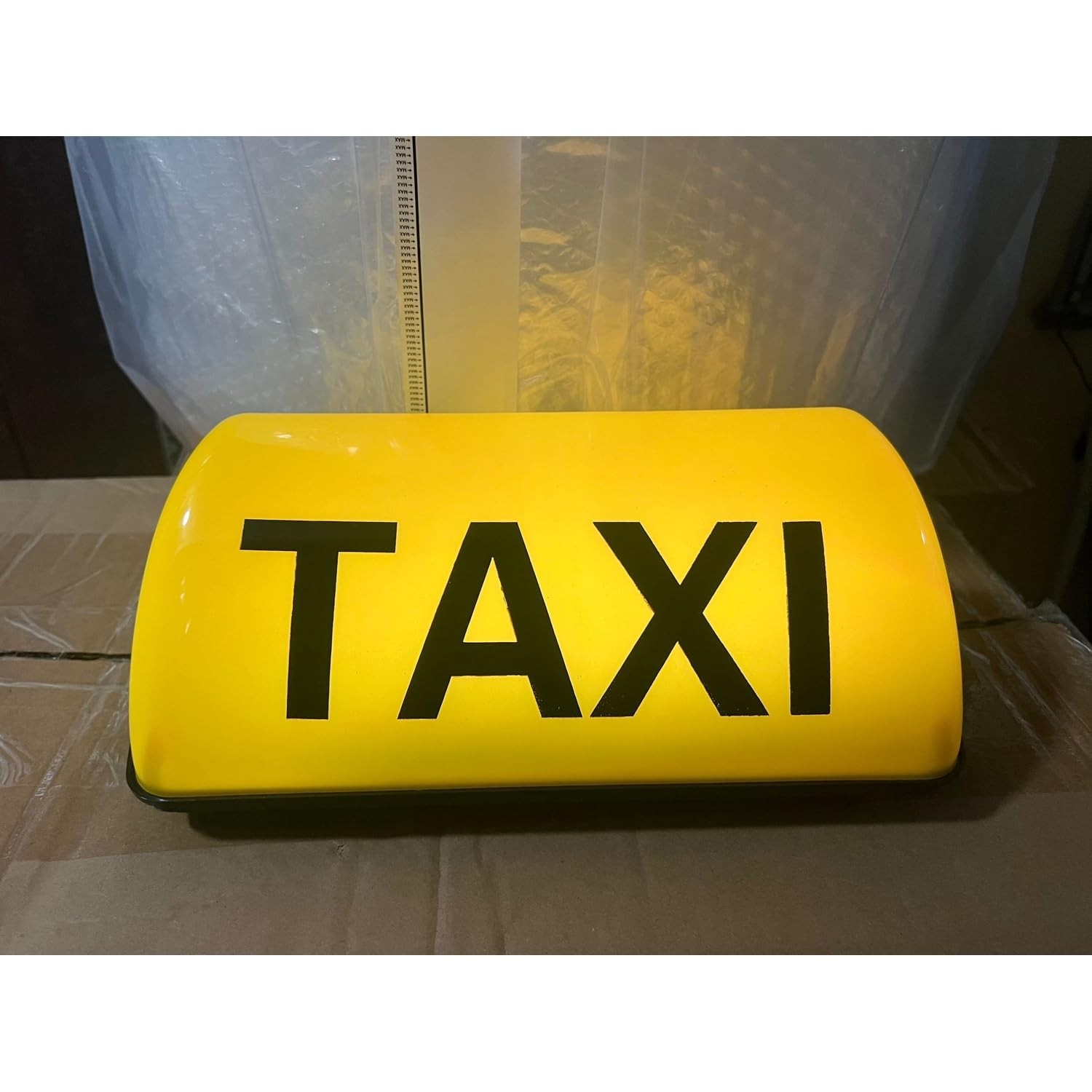 Rechargeable Taxi Roof LED Sign – Magnetic Cab Light with USB Type C – 120 km/h