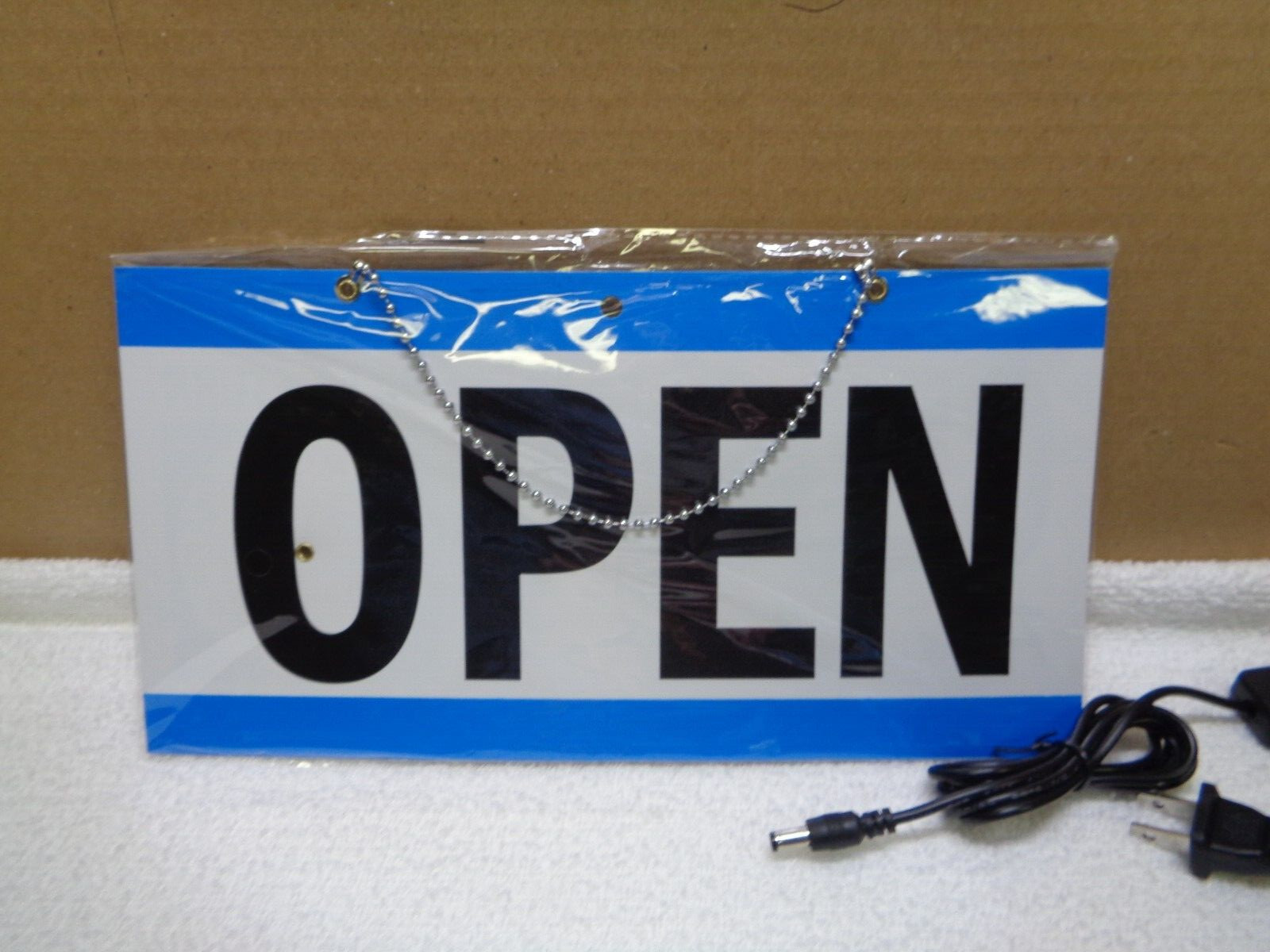 Led Open Sign16x6 Inch Open Sign Business with Multiple Colors Flashing Modes