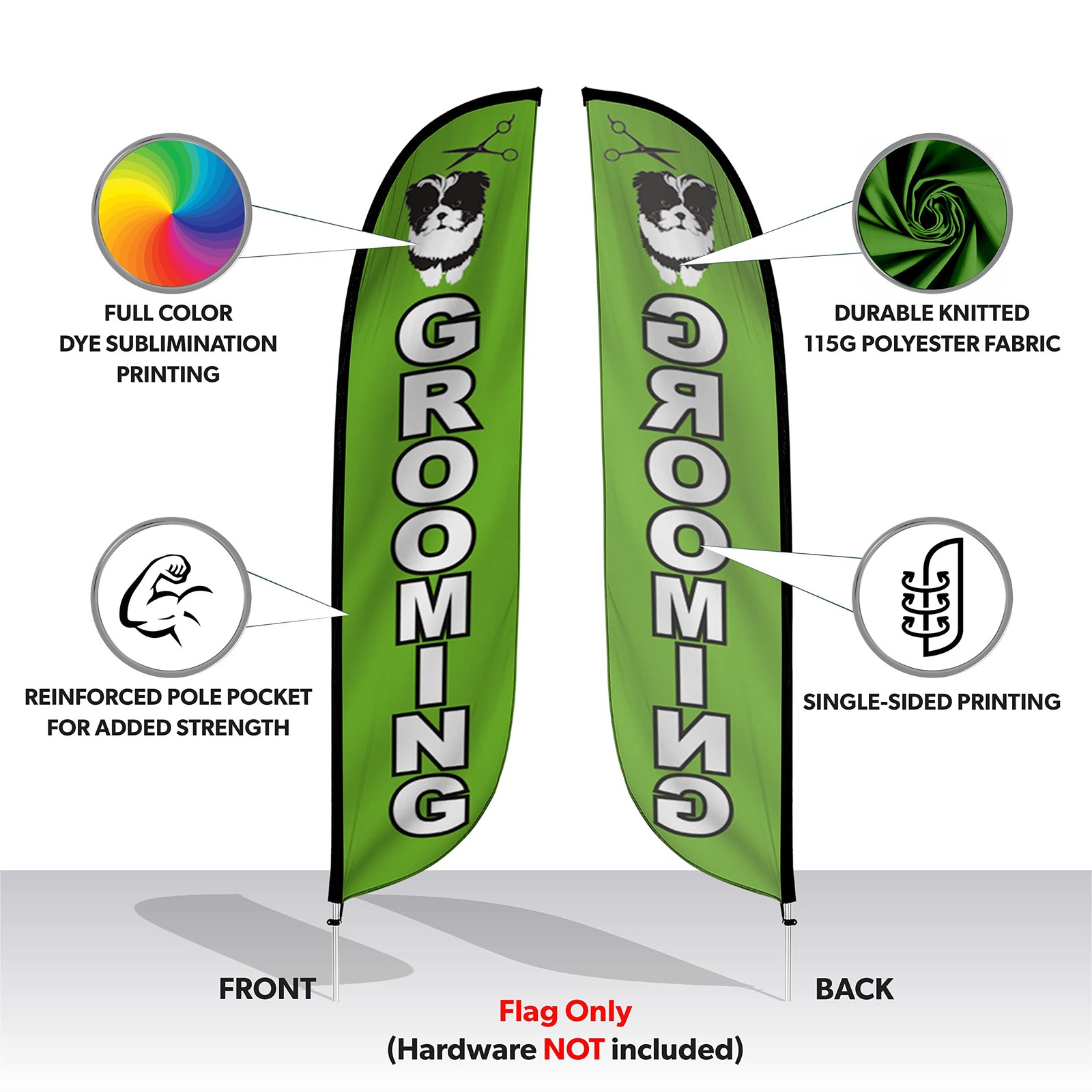 Lookourway Feather – 12 Feet Tall Advertising For Outdoor Business And