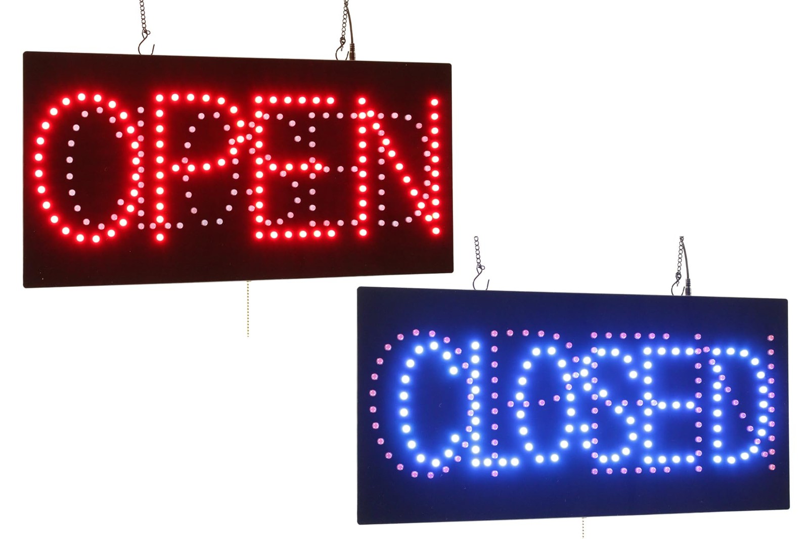 Open Closed Sign 2 In 1 24X12 60X30Cm Topking Led Neon Florescent Signage
