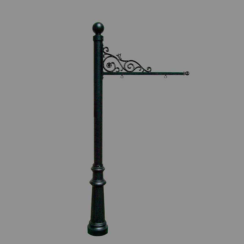 Real Estate Sign Post, REPST-804-BL, Real Estate Sign Post Qualarc Post Luxury