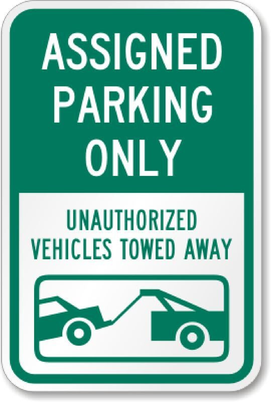 Parking Lot Sign Aluminum Weatherproof 8×12 Inches Outdoor Business Sign