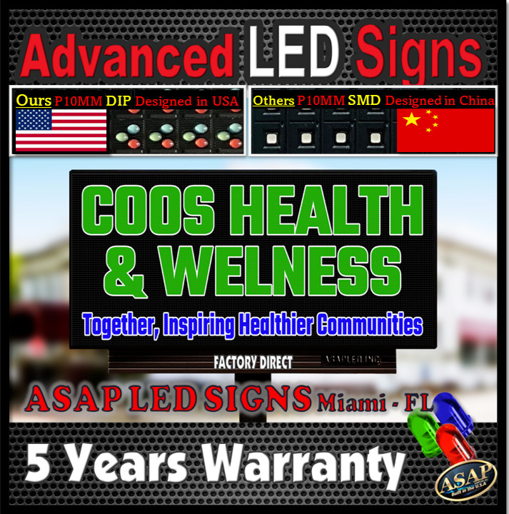 LED Sign Outdoor Board Full Color Programmable LED Electronic Board LED Sign-USA