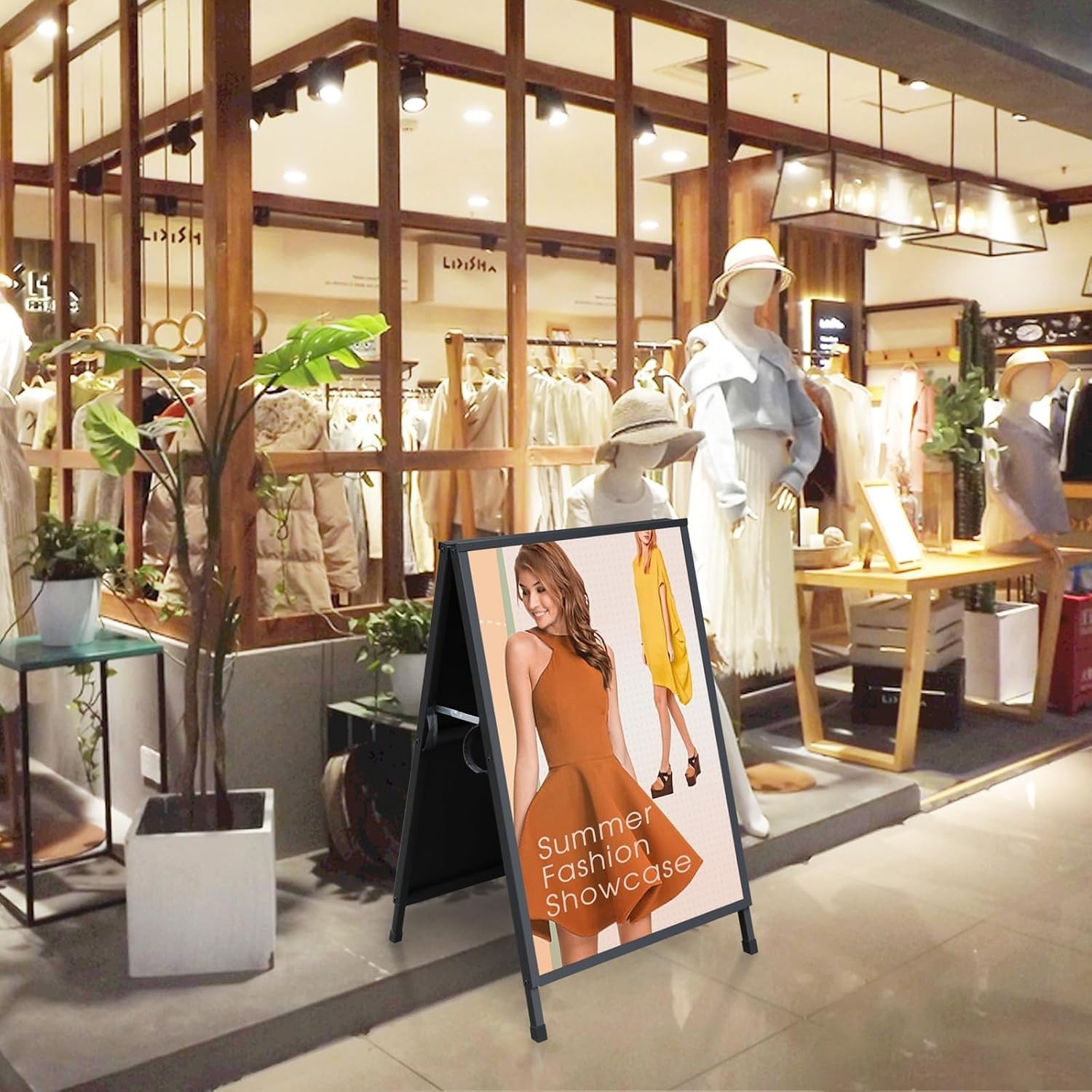 Heavy Duty A Frame Sidewalk Sign for Bar, Office, Promotional Displays 24×36