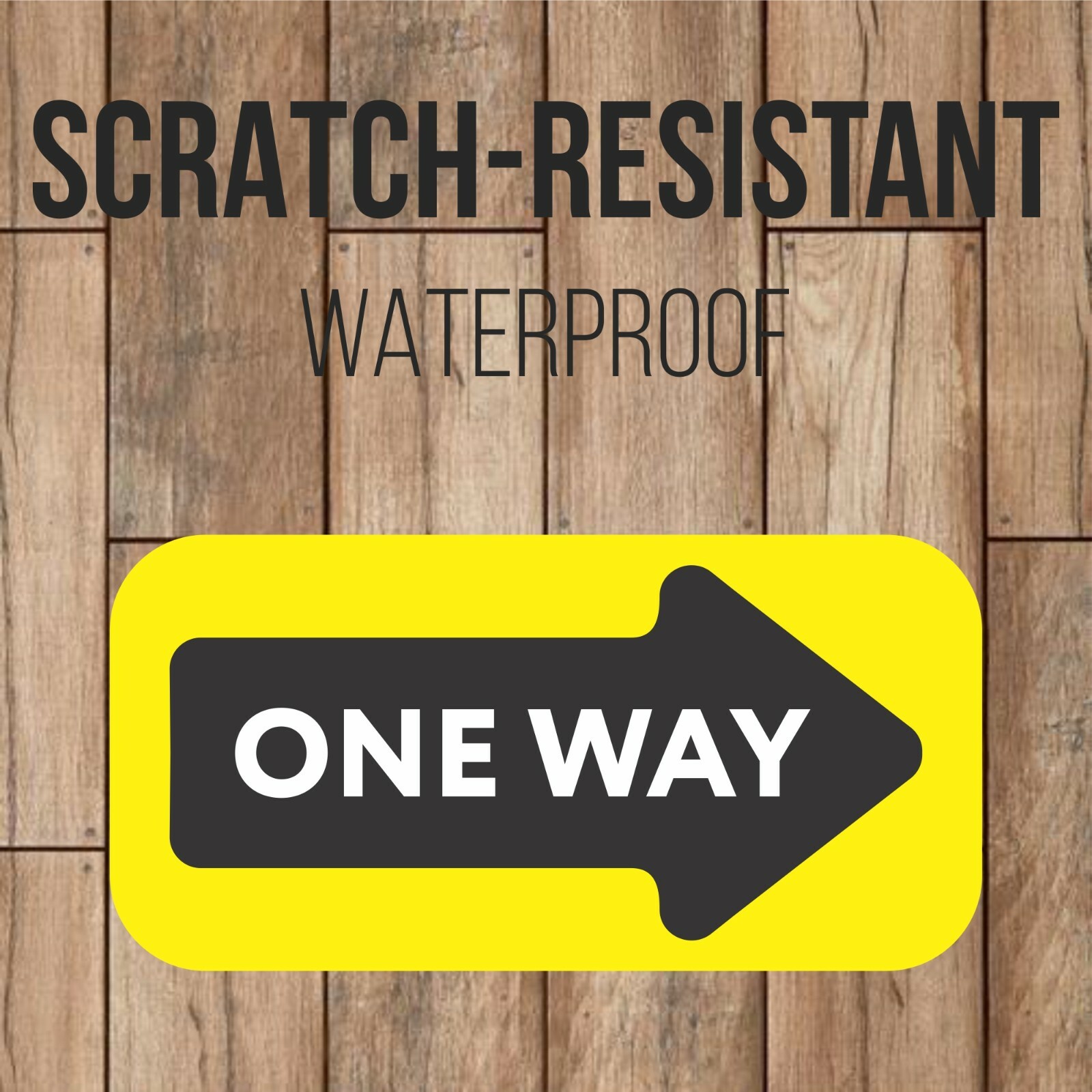 One Way Arrow Floor Decal Hard Floor 20 Pack Anti Slip Wayfinding Vinyl Stickers