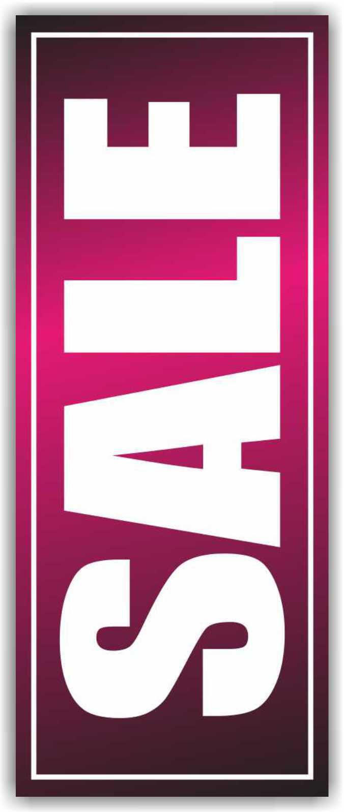 SALE Advertising Banner Vinyl Mesh Sign Store Clearance Retail Shop Discount