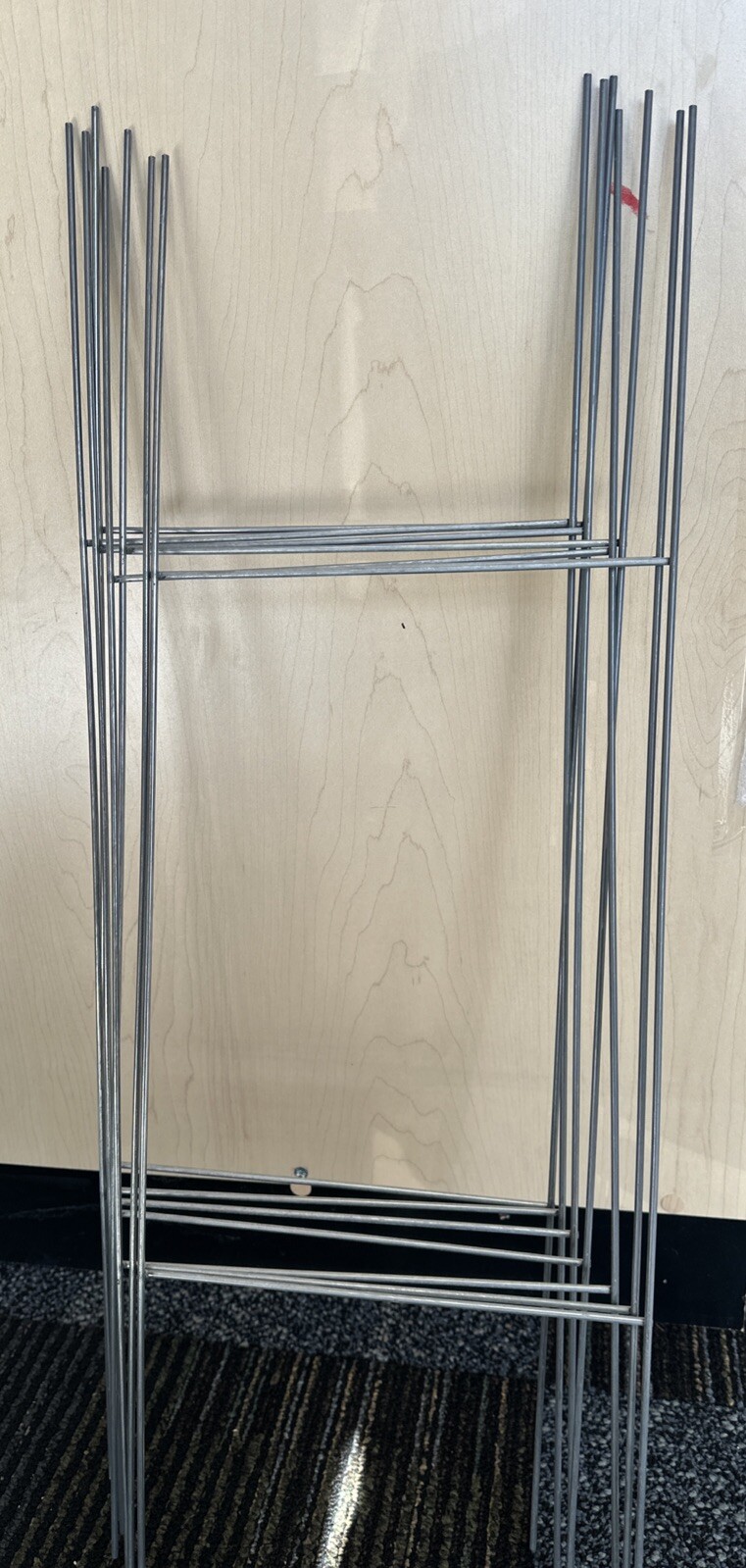 50 Metal H Frame Wire Step Frame Stakes for Yard Signs 10&Prime; x 30&Prime; USA