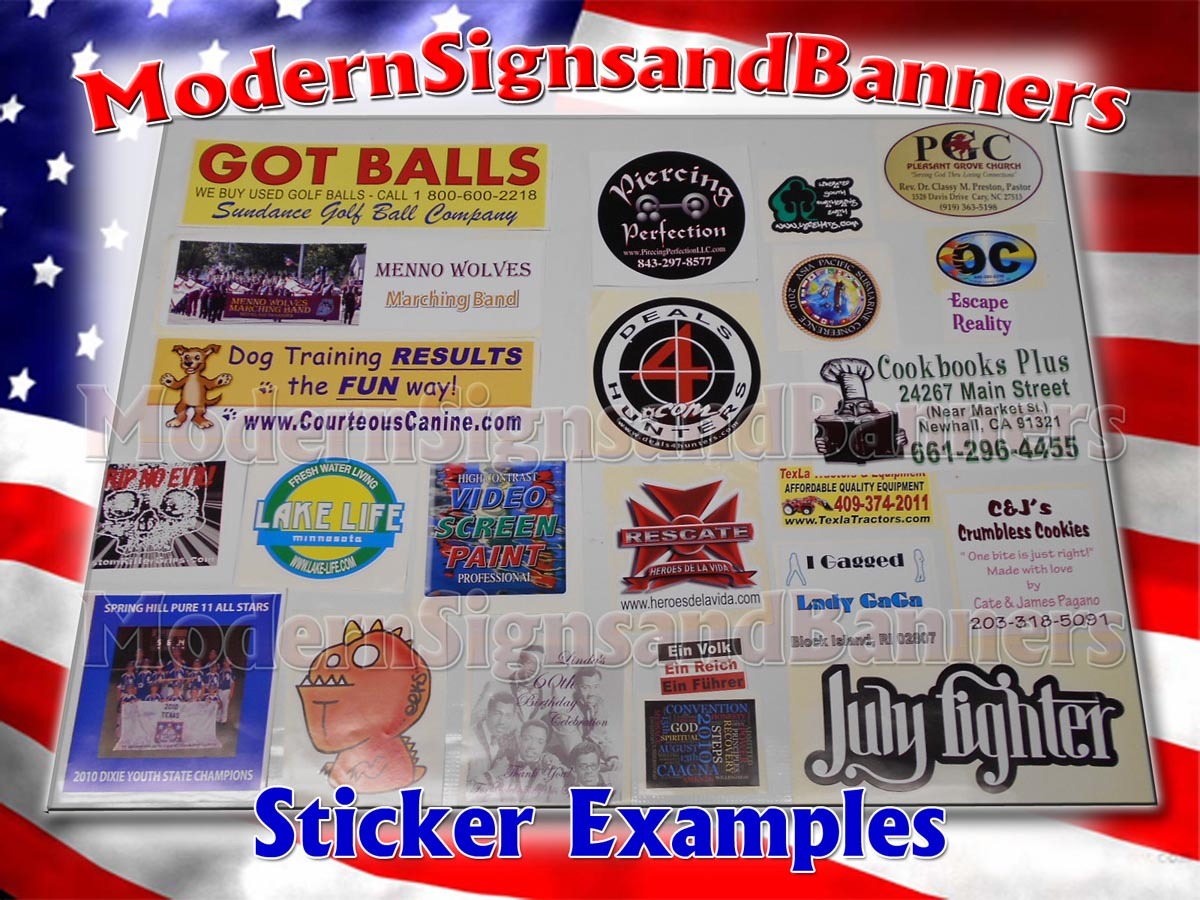 75 2×3 Custom Printed Full Color Outdoor Vinyl Business Logo Sticker Decal Label
