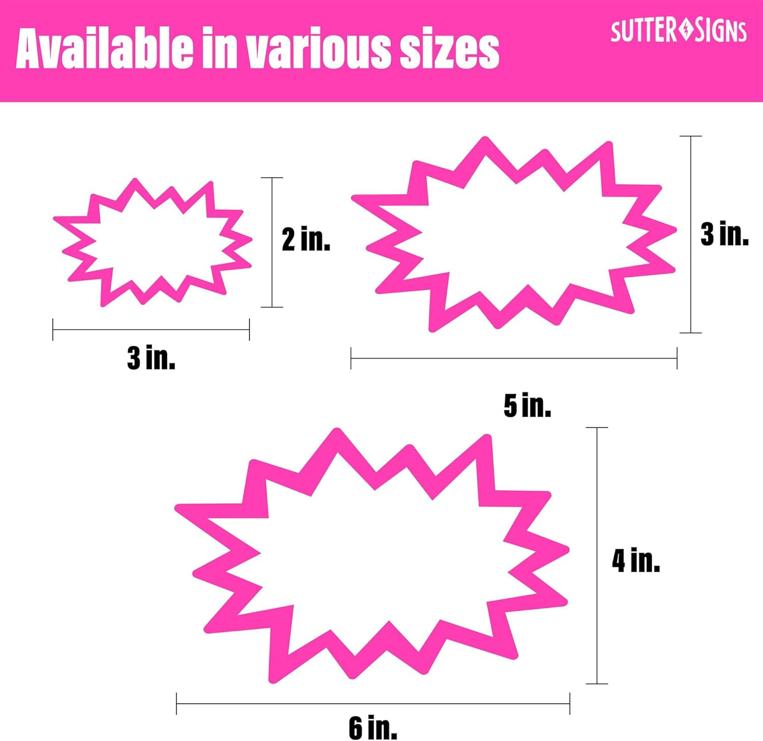 Starburst Signs with Stickers 100Pcs | Price Tags for Yard, Estate, Garage