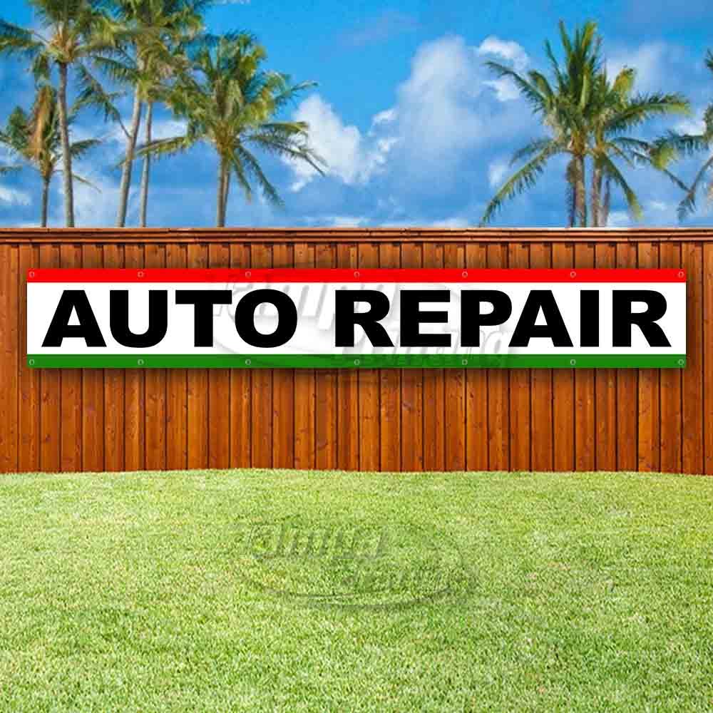 AUTO REPAIR Advertising Vinyl Banner Flag Sign LARGE HUGE XXL DEALERSHIP