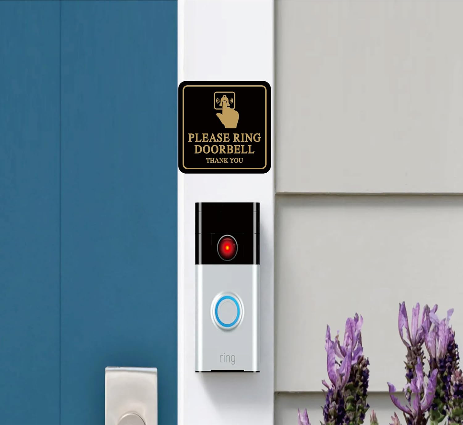 Please Ring Doorbell Sign – Premium Durable Frosted Acrylic Material, Super Stro