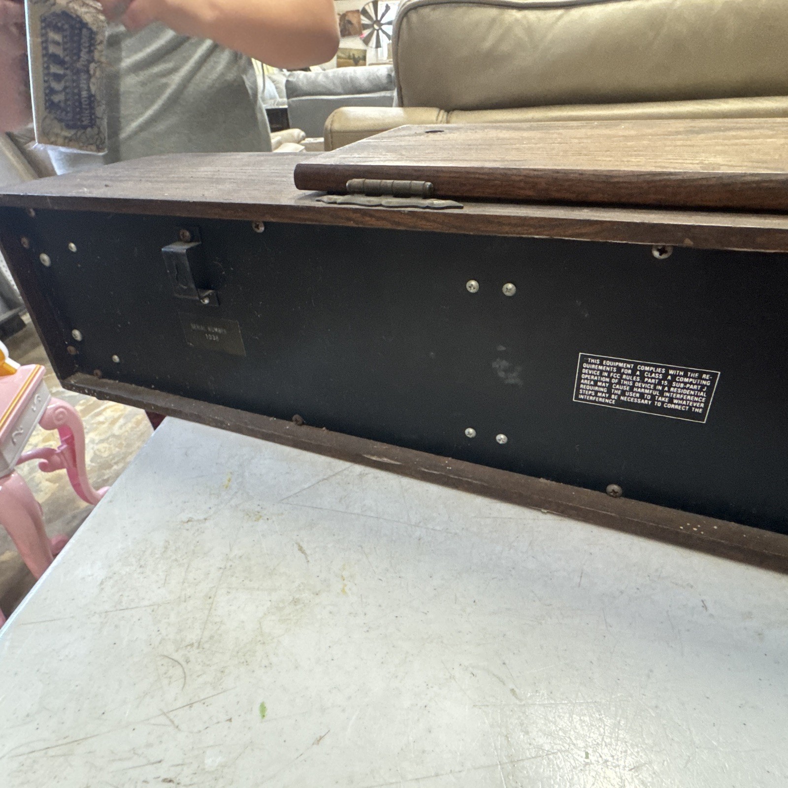 Vtg 80s Superscan Display Console PA-300 Message Display Sign Digital 34”