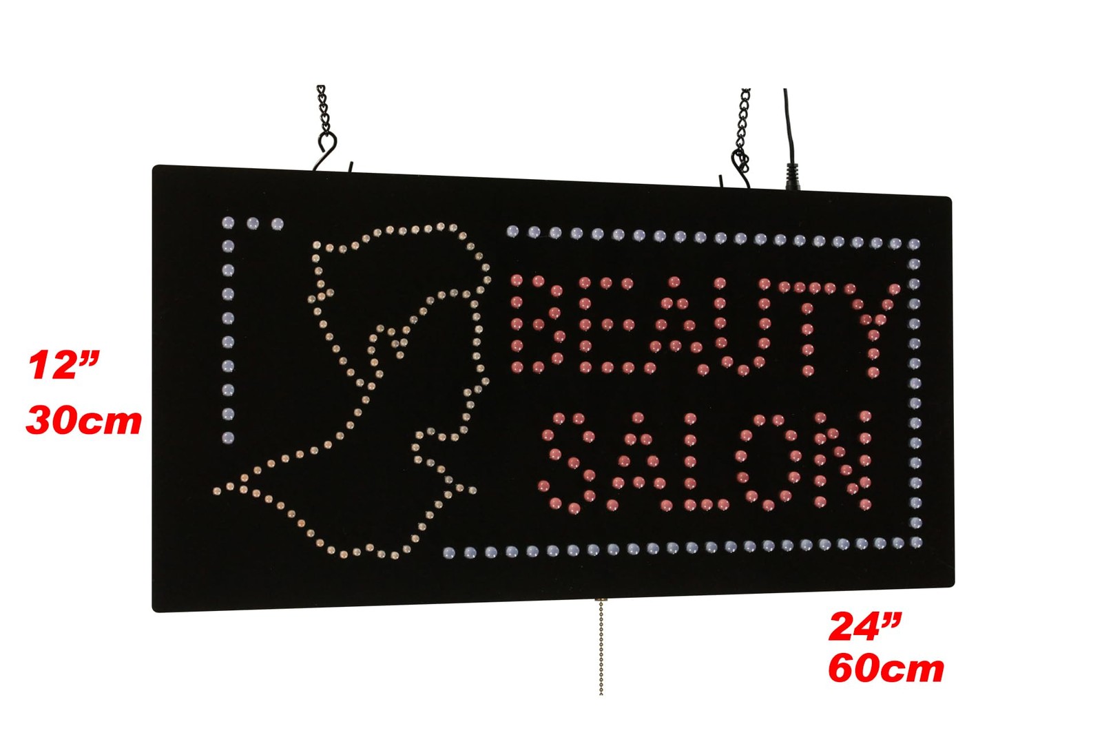 Beauty Salon Lady Sign 24X12 60X30Cm Topking Led Neon Florescent Signage
