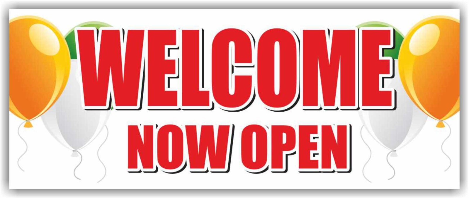 WELCOME NOW OPEN Advertising Banner Vinyl Mesh Sign Grand Shop Store barber Bar