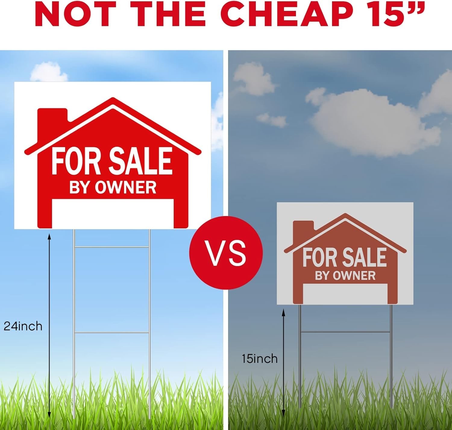 Weatherproof Open House Yard Signs with Enhanced Visibility – 7 Pcs Included