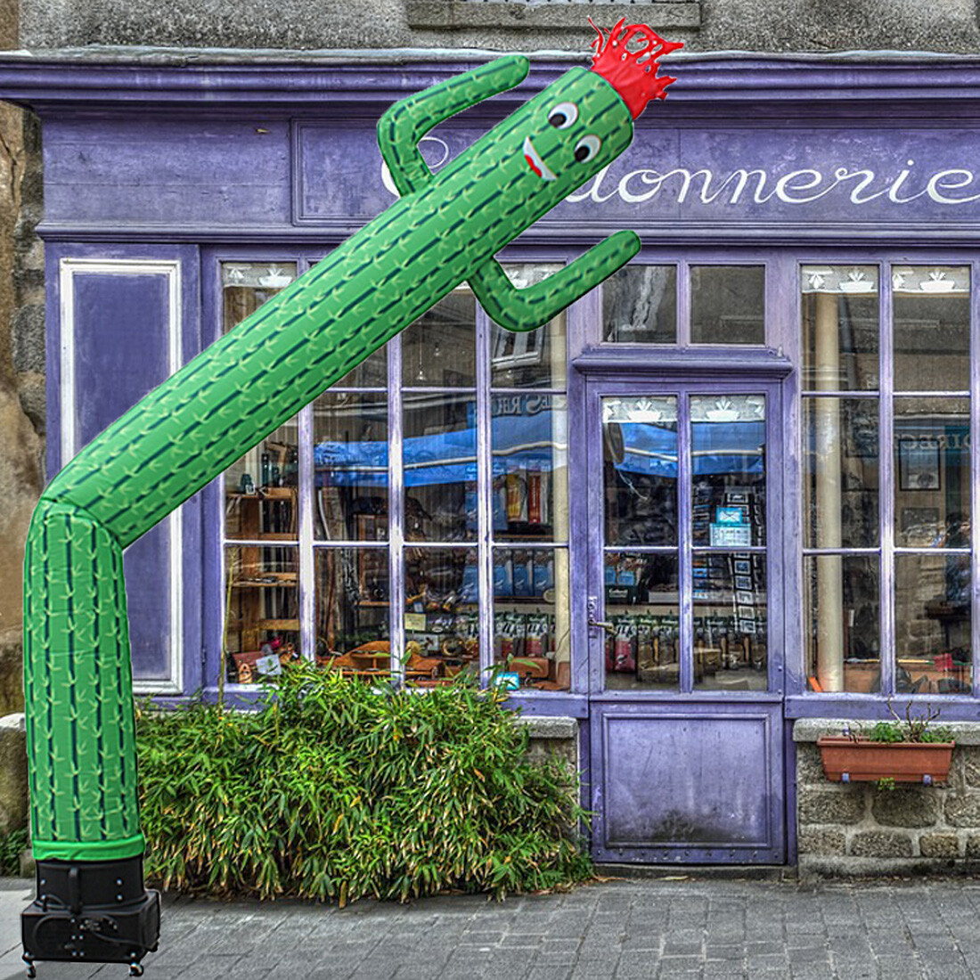 20ft cactus Inflatable Advertising Air Wind Tube Puppet Sky Wavy Man Dancer
