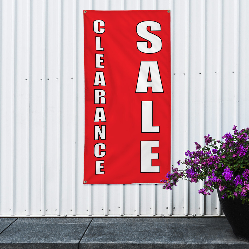 Vertical Vinyl Banner Multiple Sizes Closing out Deal U Business Outdoor