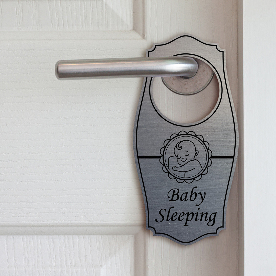 Signs ByLITA Baby Sleeping Door Hanger