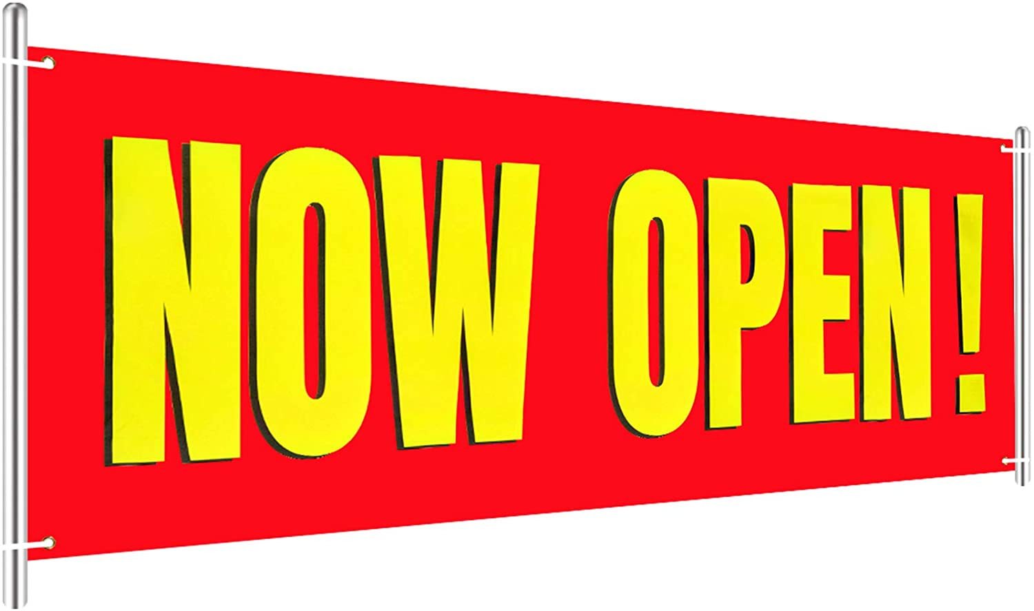 Large Now Open Banner Outdoor Indoor Signs Polyester Oxford Cloth Now Open Sign