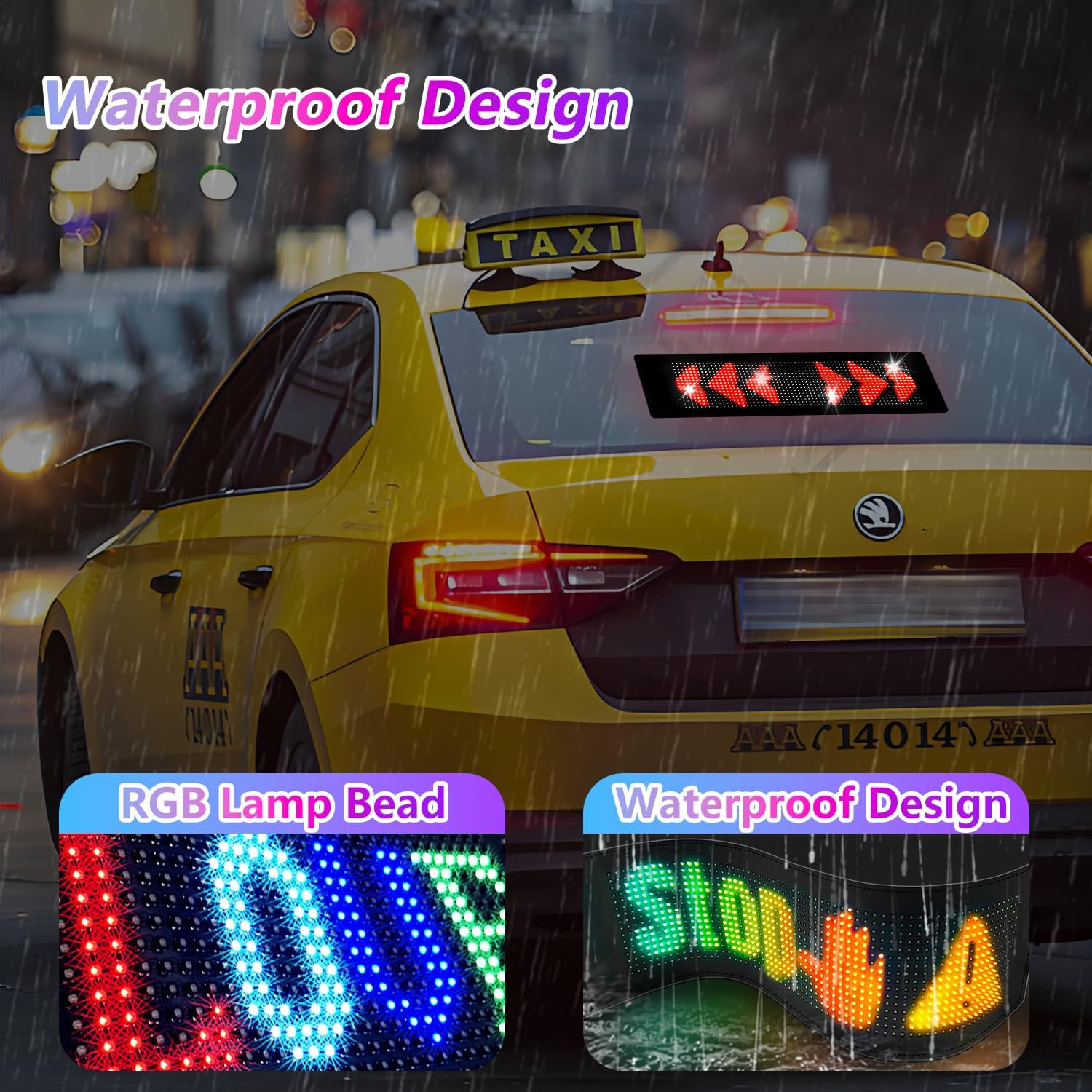 Programmable 15 » LED Sign with Bluetooth Control – Bright Scrolling Text & Anim