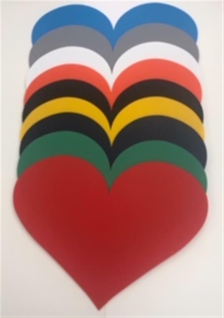 9 pack, one piece of 9 colors with 9 H Stakes 17 1/2&Prime; h x 23 7/8&Prime; w