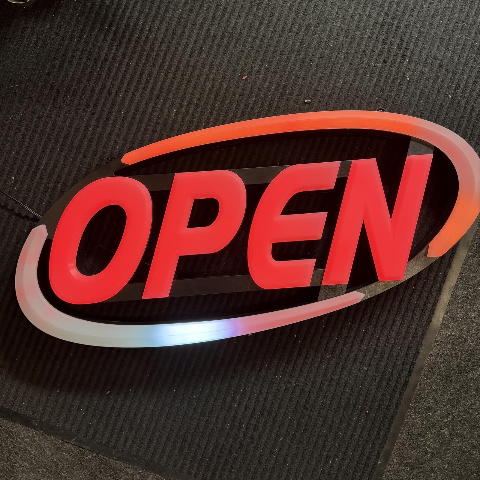 GLI Green Light Innovations GLI1050B LED Open Sign for Business 15&Prime; x 32&Prime;